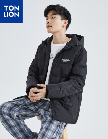 唐狮2022冬季新款男羽绒服短款上衣外套